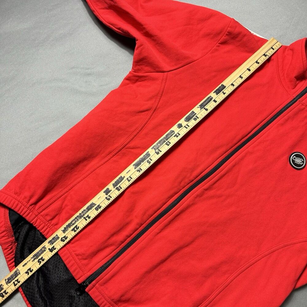 Women's Red Cycling Jacket - Picture 4 of 13